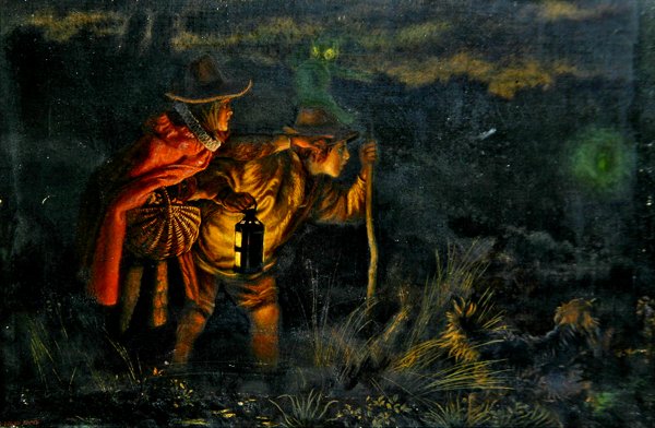 Fuego fatuo de Arthur Hughes