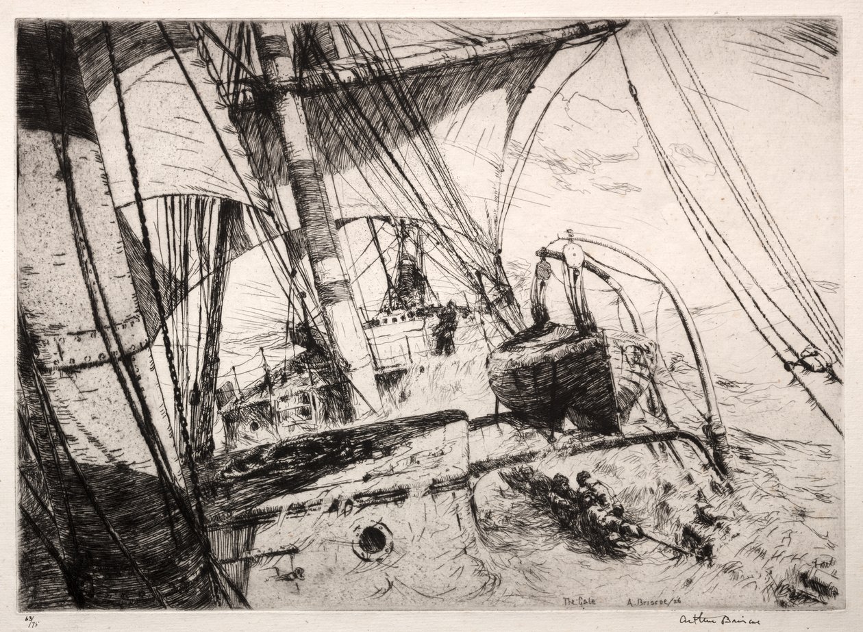 La vendaval de Arthur John Trevor Briscoe