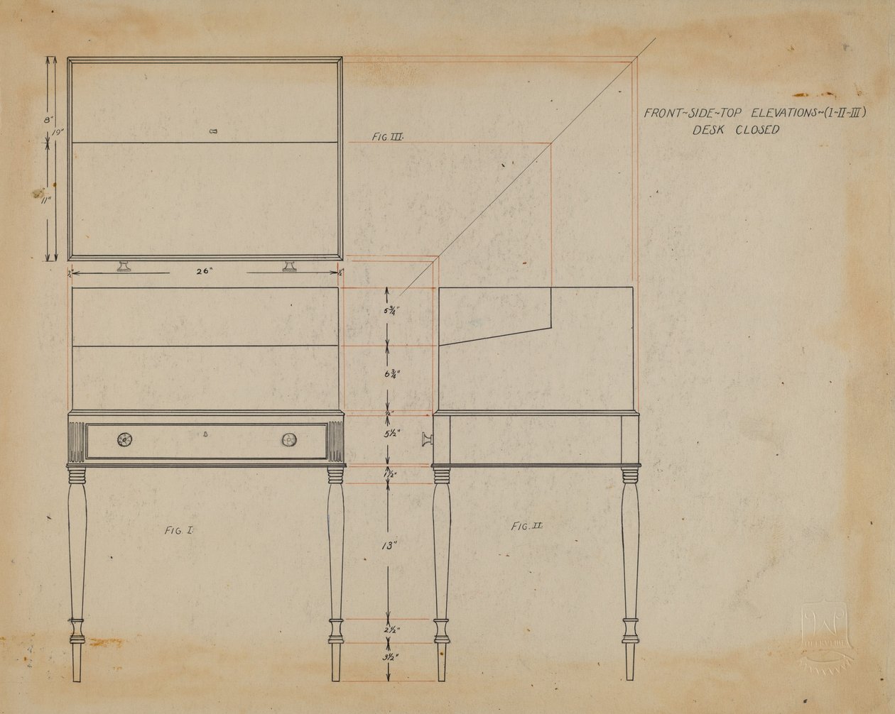 Escritorio de Caja de Arthur Johnson