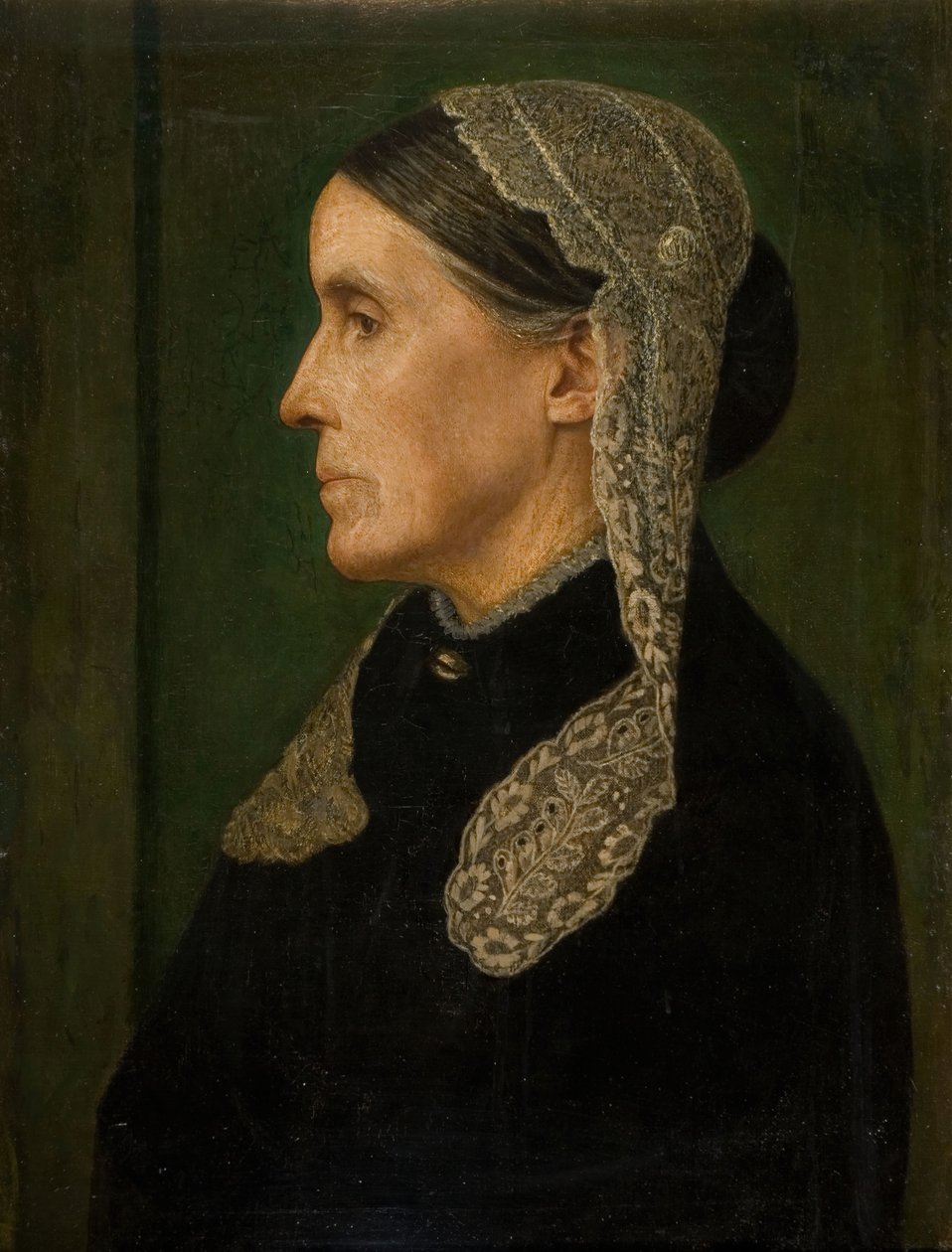 Retrato de la Sra. Henry Gaskin, madre del artista, 1888 de Arthur Joseph Gaskin