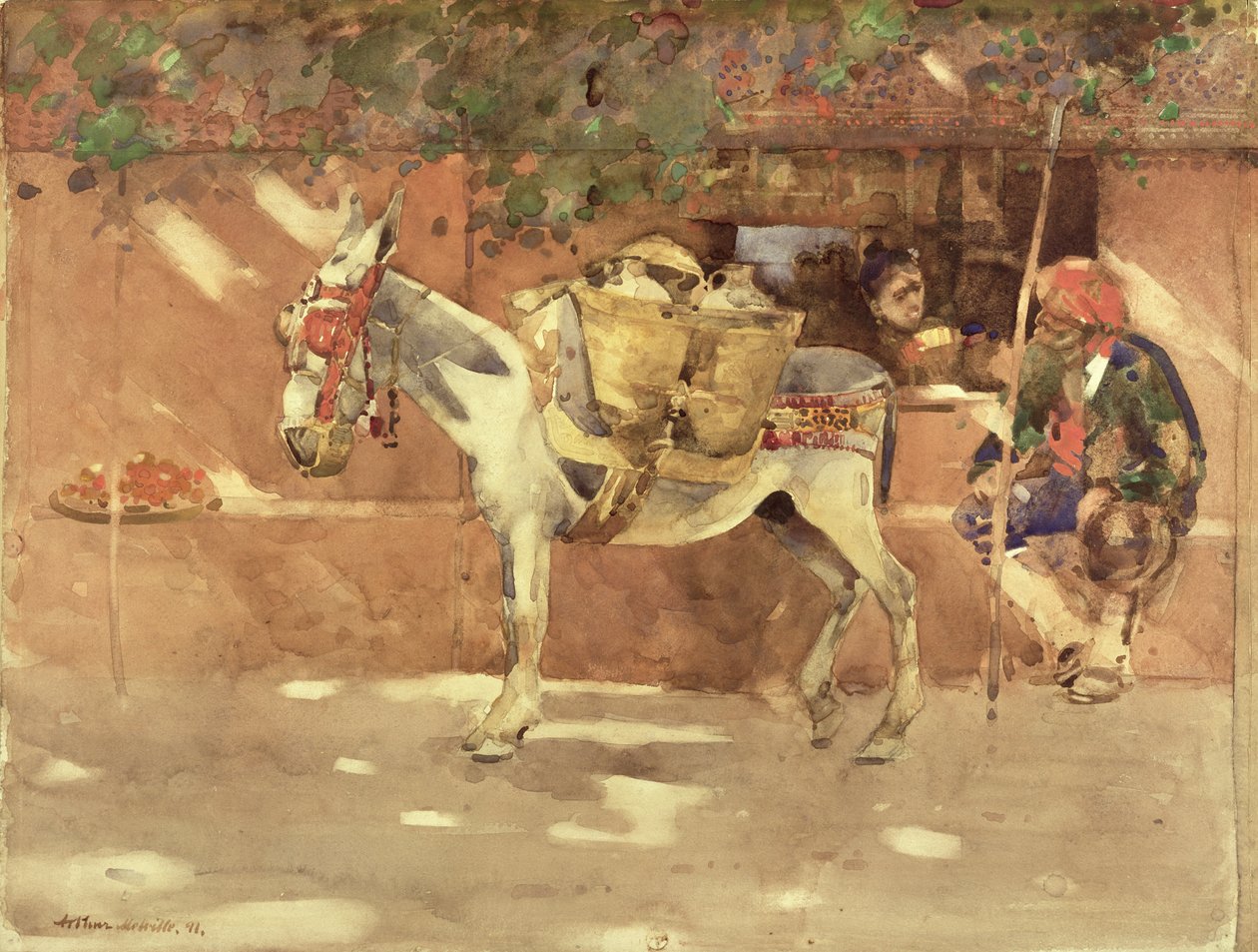 Un camino en Granada, 1891 de Arthur Melville