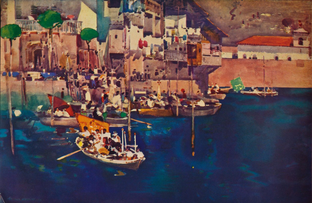 Un puerto mediterráneo, 1892-1935 de Arthur Melville