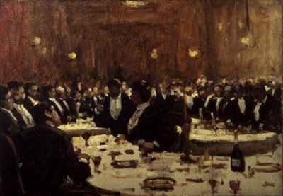 Compañía en la cena de Arthur Melville