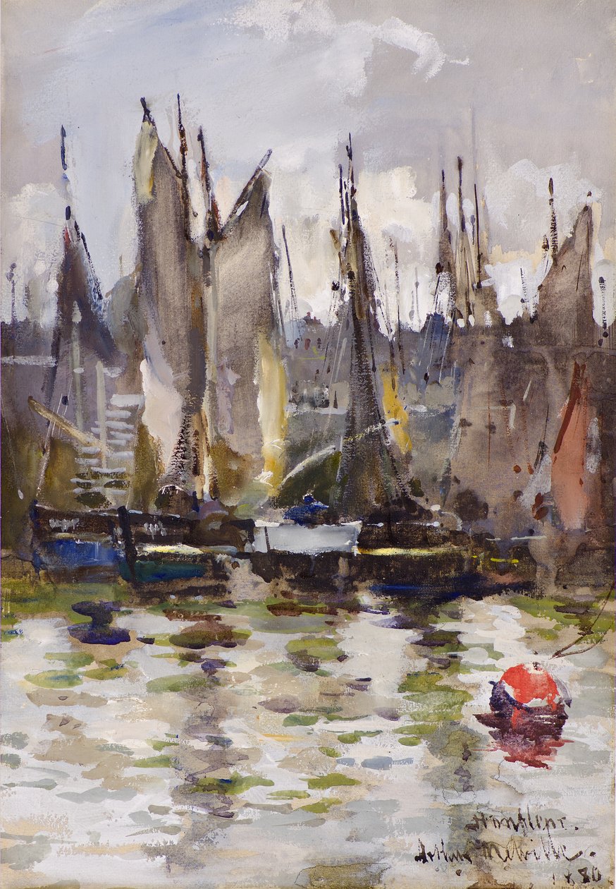 Puerto de Honfleur de Arthur Melville