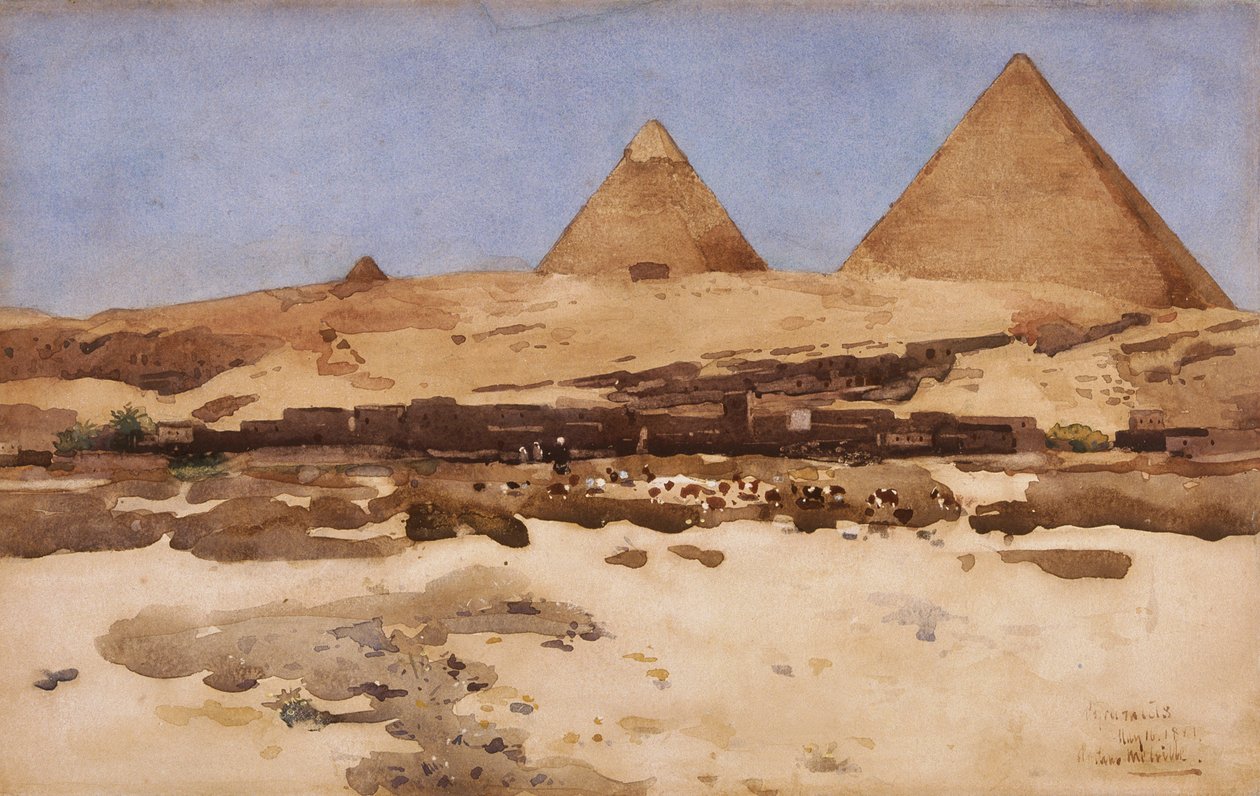 Pirámides, 1881 de Arthur Melville