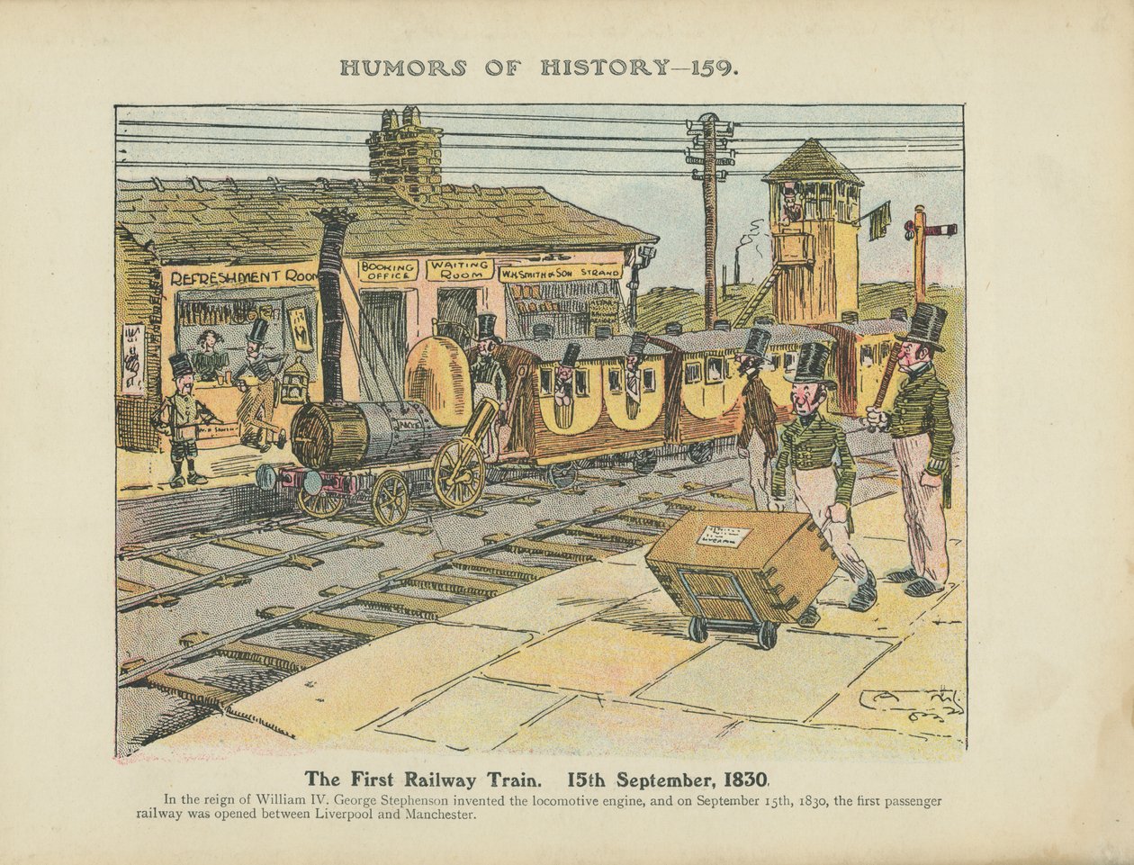 El primer tren ferroviario. 15 de septiembre de Arthur Moreland