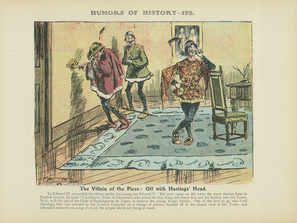 El villano de la pieza: Off with Hastings