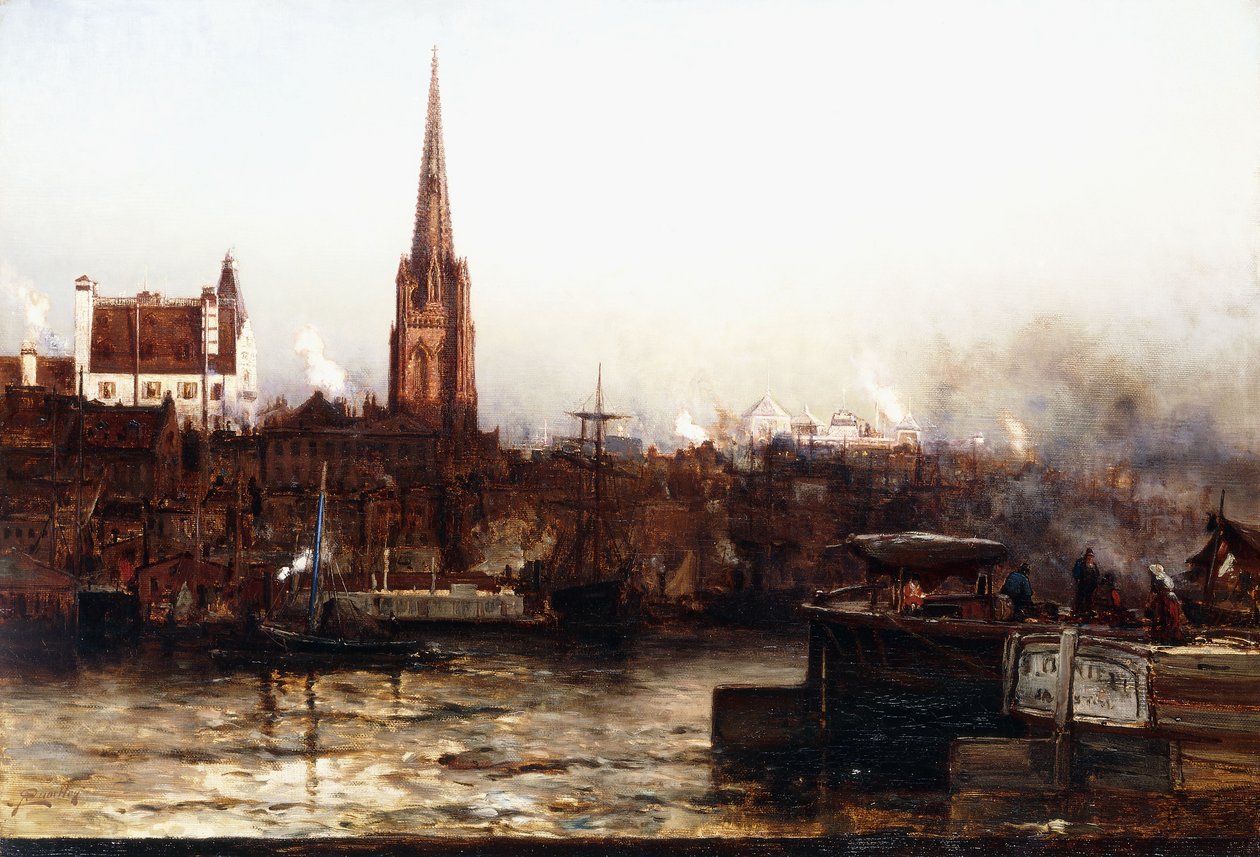 Trinidad desde el río, 1880 de Arthur Quartley