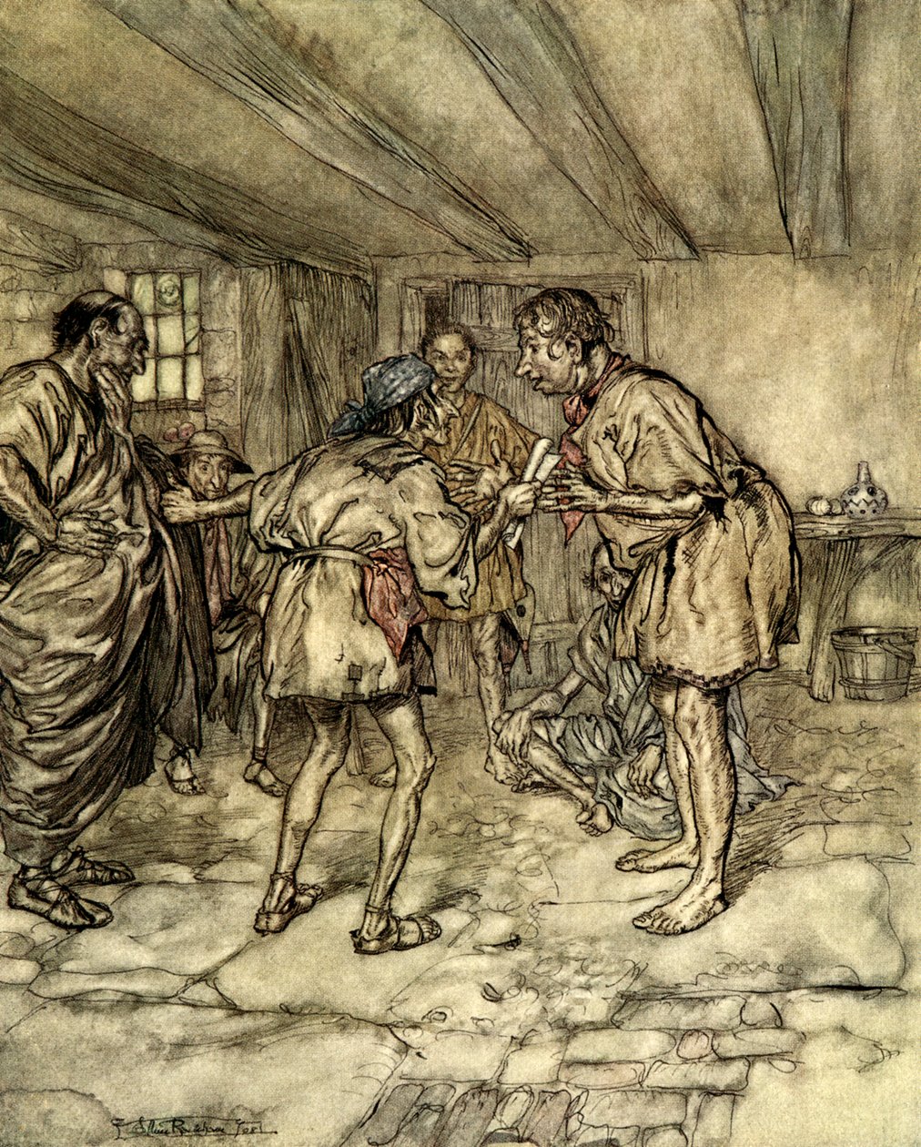 Sueño de una noche de verano de Arthur Rackham