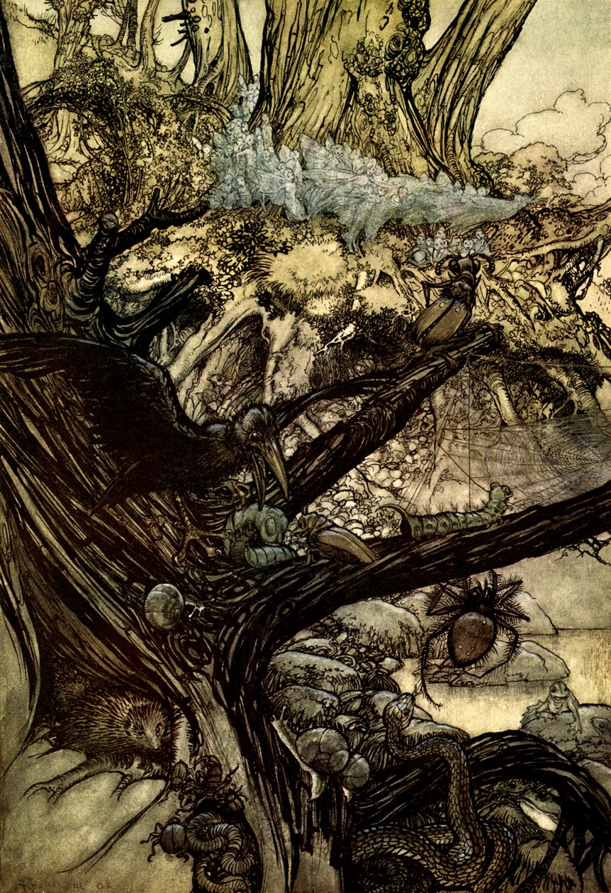 Sueño de una noche de verano de Arthur Rackham