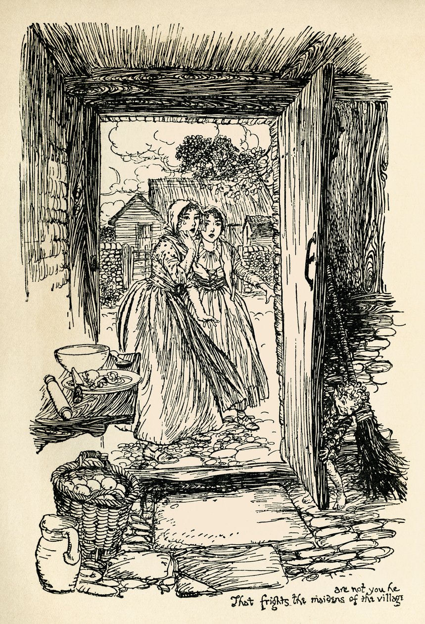 Sueño de una noche de verano de Arthur Rackham