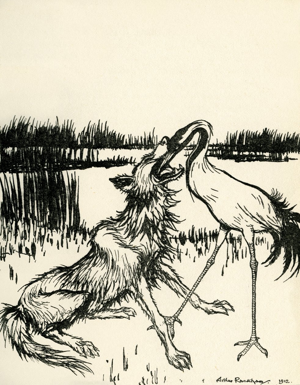 Fábulas de Esopo de Arthur Rackham