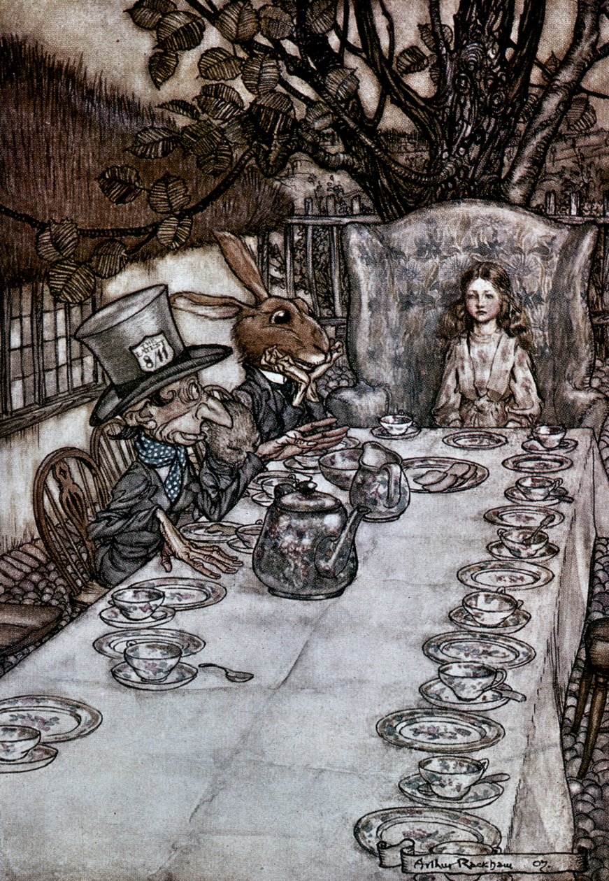 Alicia en el País de las Maravillas, 1917 de Arthur Rackham