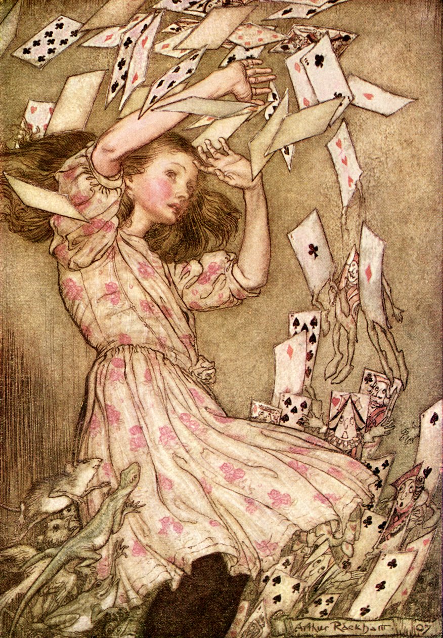 Las aventuras de Alicia en el país de las maravillas de Lewis Carroll de Arthur Rackham