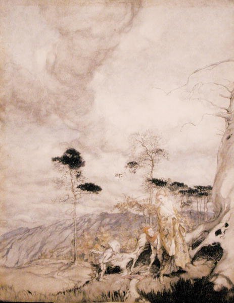 Vendedores de huevos de hadas de Arthur Rackham