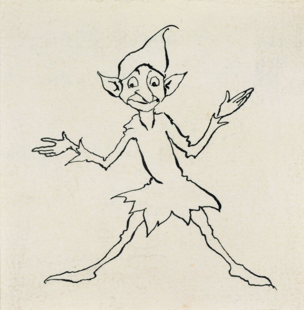 ¡Buenas noches! dijo Lukoje, ilustración de Cuentos de hadas de Hans Christian Andersen, publicada en 1932 de Arthur Rackham