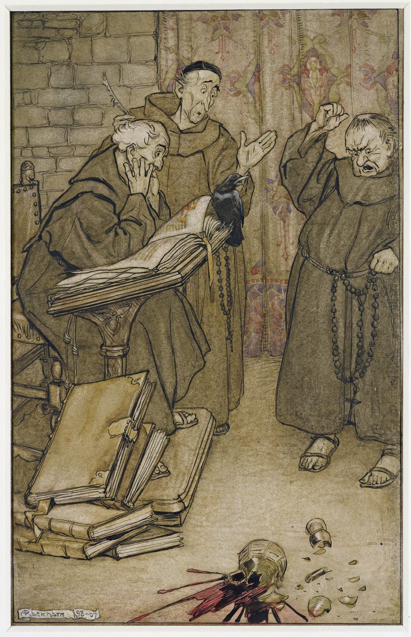 Si alguien mentía o si alguien juraba de Arthur Rackham
