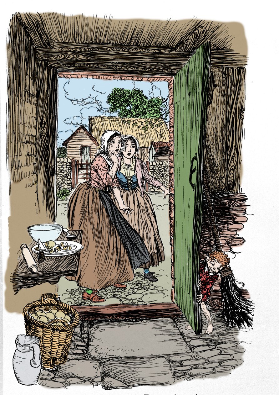 Ilustración de Arthur Rackham para El sueño de una noche de verano de William Shakespeare de Arthur Rackham