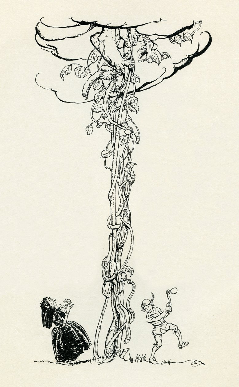 Jack y las habichuelas mágicas de Arthur Rackham