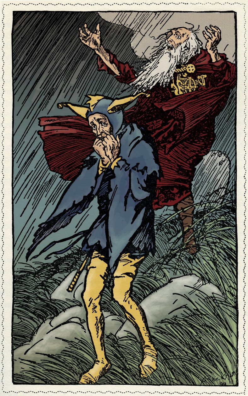 El rey Lear de Arthur Rackham