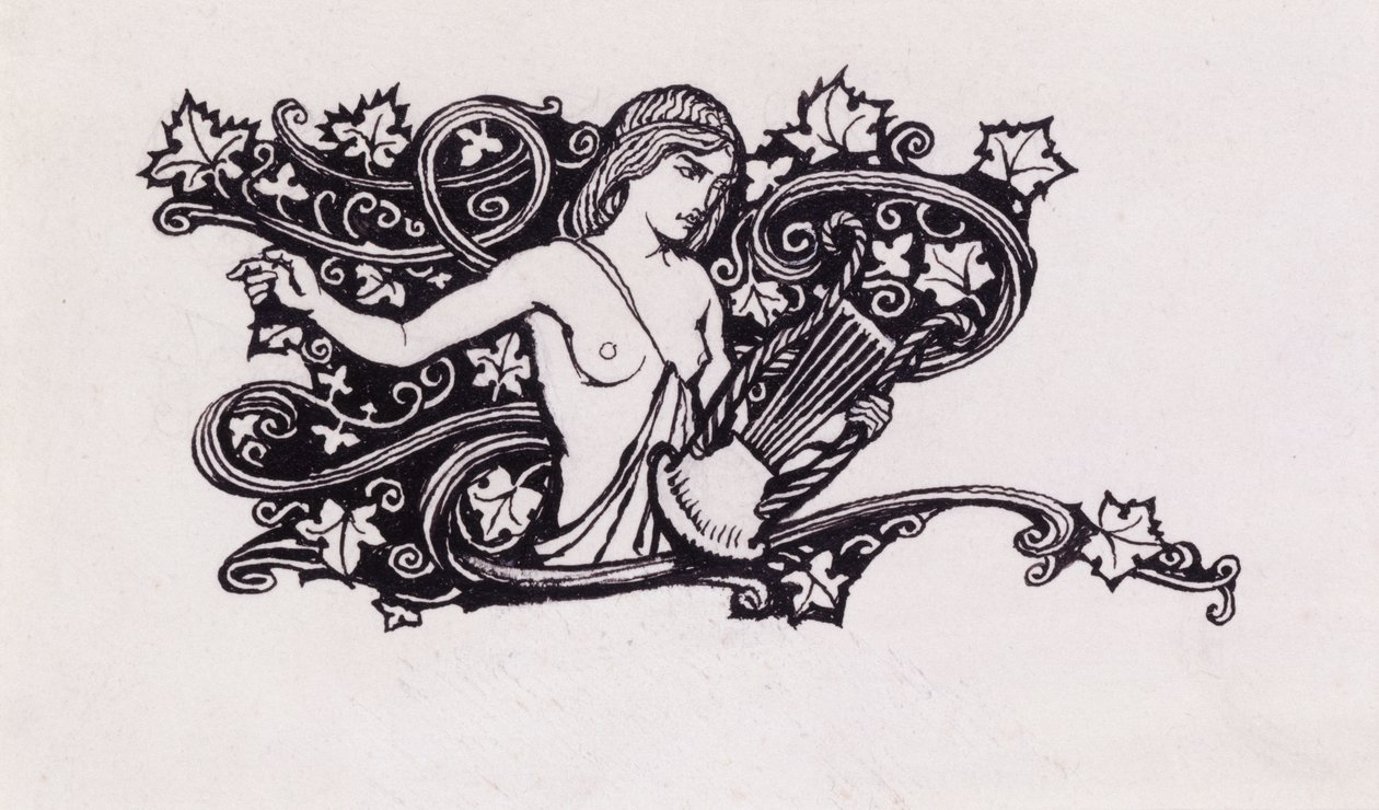 Dulce Eco, Dulce Ninfa, ilustración de Comus, por John Milton (1608-74), versión publicada en 1921 de Arthur Rackham