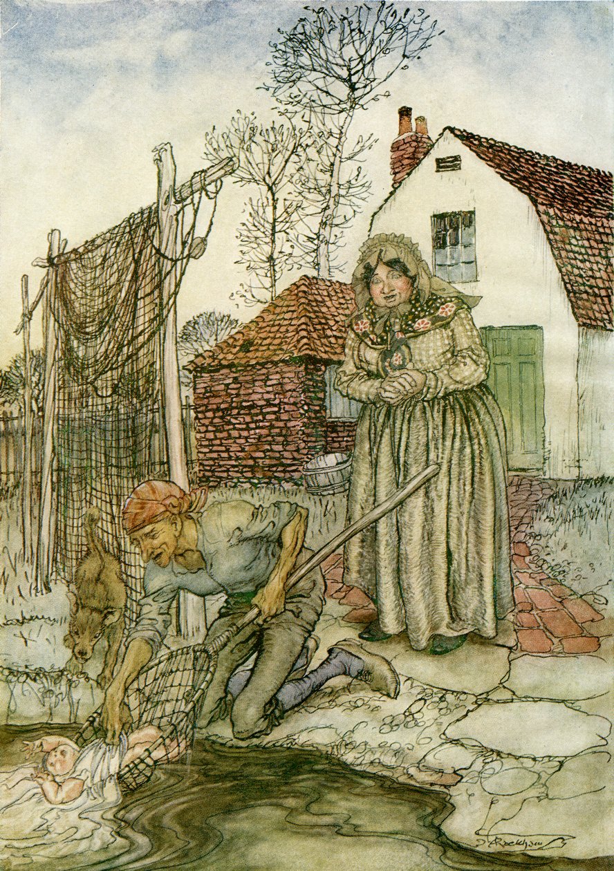 El Pez y el Anillo de Arthur Rackham