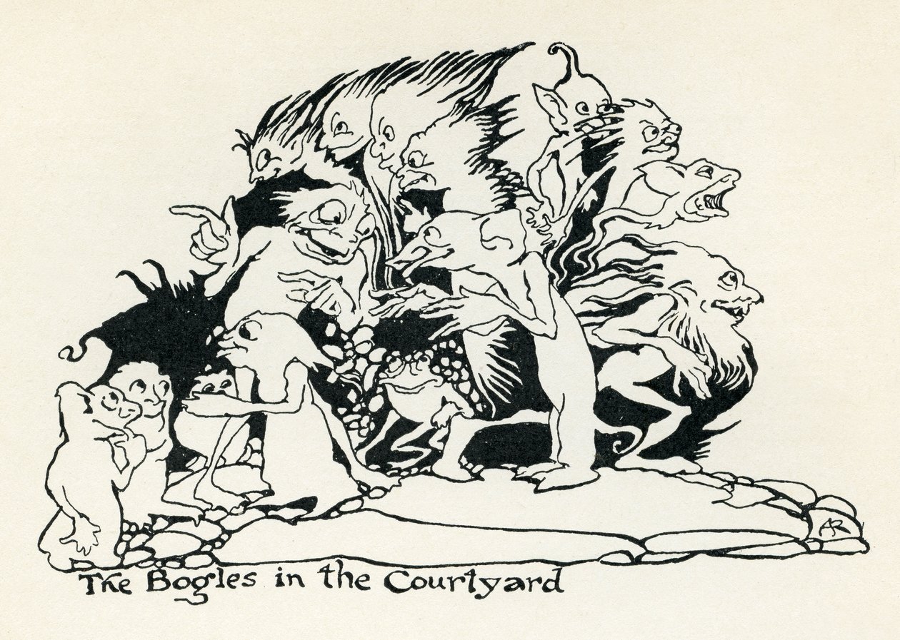 La bola dorada de Arthur Rackham