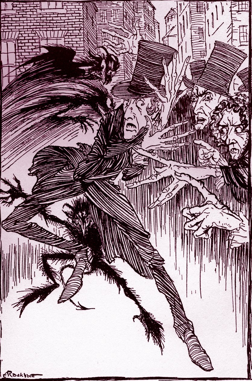 El demonio de la perversidad de Edgar Allan Poe de Arthur Rackham
