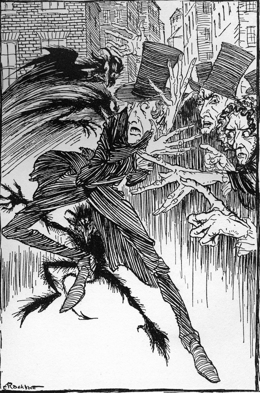 El demonio de la perversidad de Edgar Allan Poe de Arthur Rackham