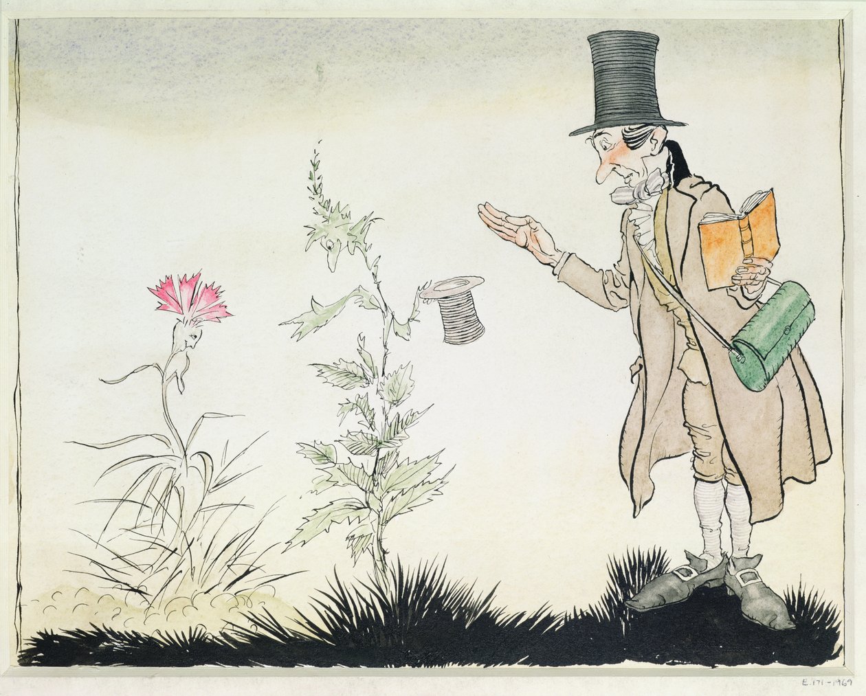 El profesor no puede soportar ese tipo de cosas, ilustración de 