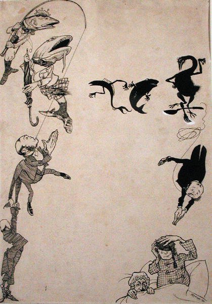 Ojo por ojo, ilustración de la revista Cassell, publicada en 1902 de Arthur Rackham