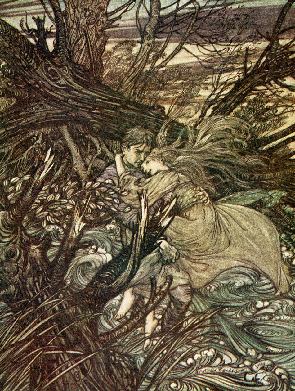 Undine de Friedrich de la Motte Fouqué de Arthur Rackham