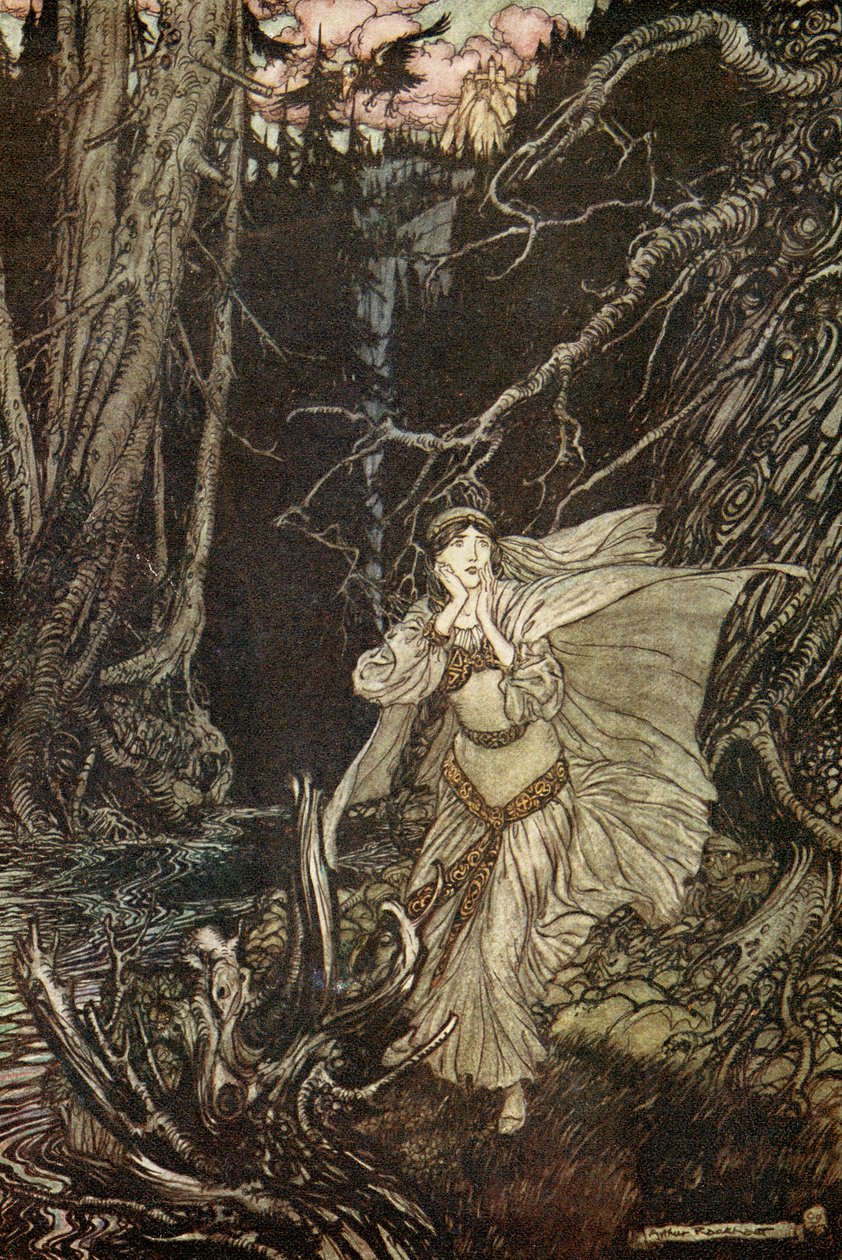 Undine de Friedrich de la Motte Fouqué de Arthur Rackham