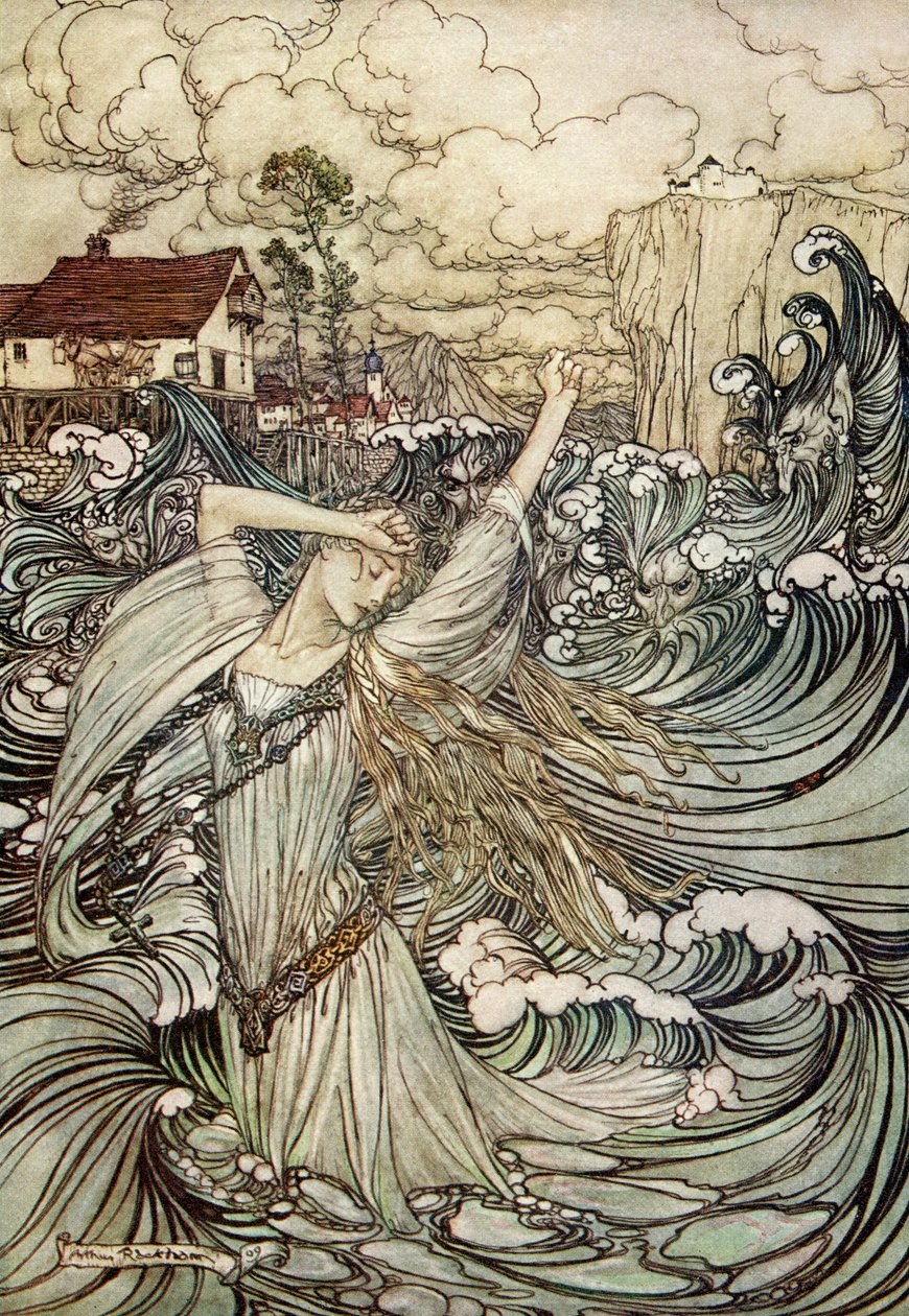 Undine de Friedrich de la Motte Fouqué de Arthur Rackham