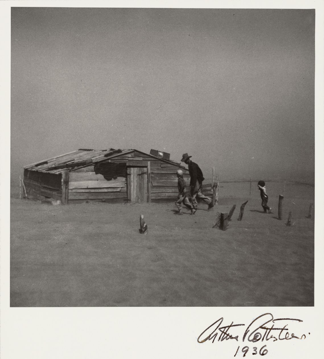 [Paisaje con casa] de Arthur Rothstein