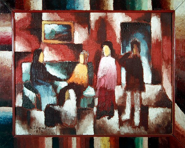 Interior, 1918 de Arthur Segal