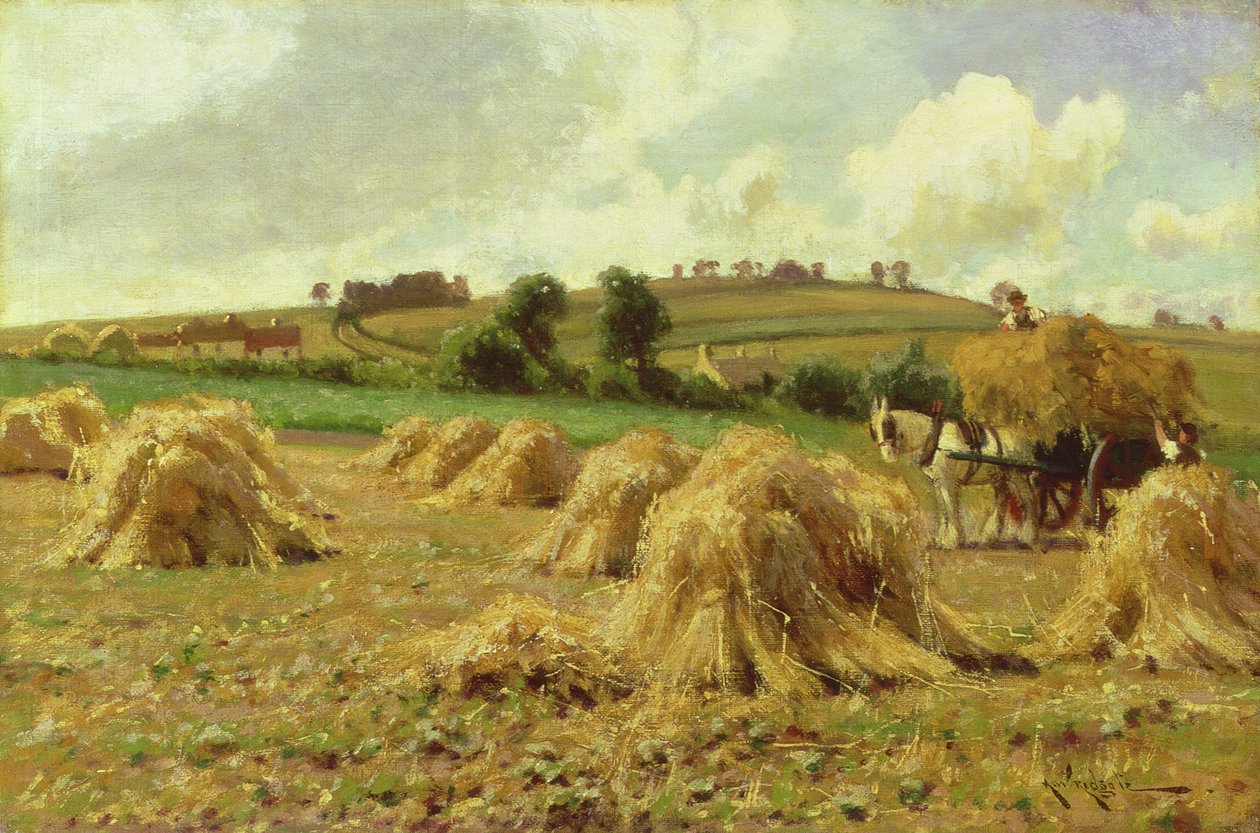 Otoño, una de las cuatro estaciones (detalle) de Arthur Walker Redgate