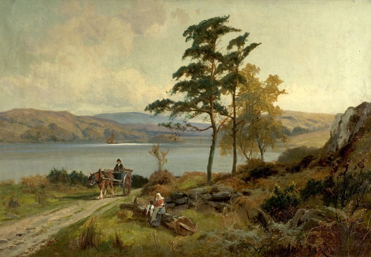 Cerca de Betws-y-Coed, Gales del Norte de Arthur Walker Redgate
