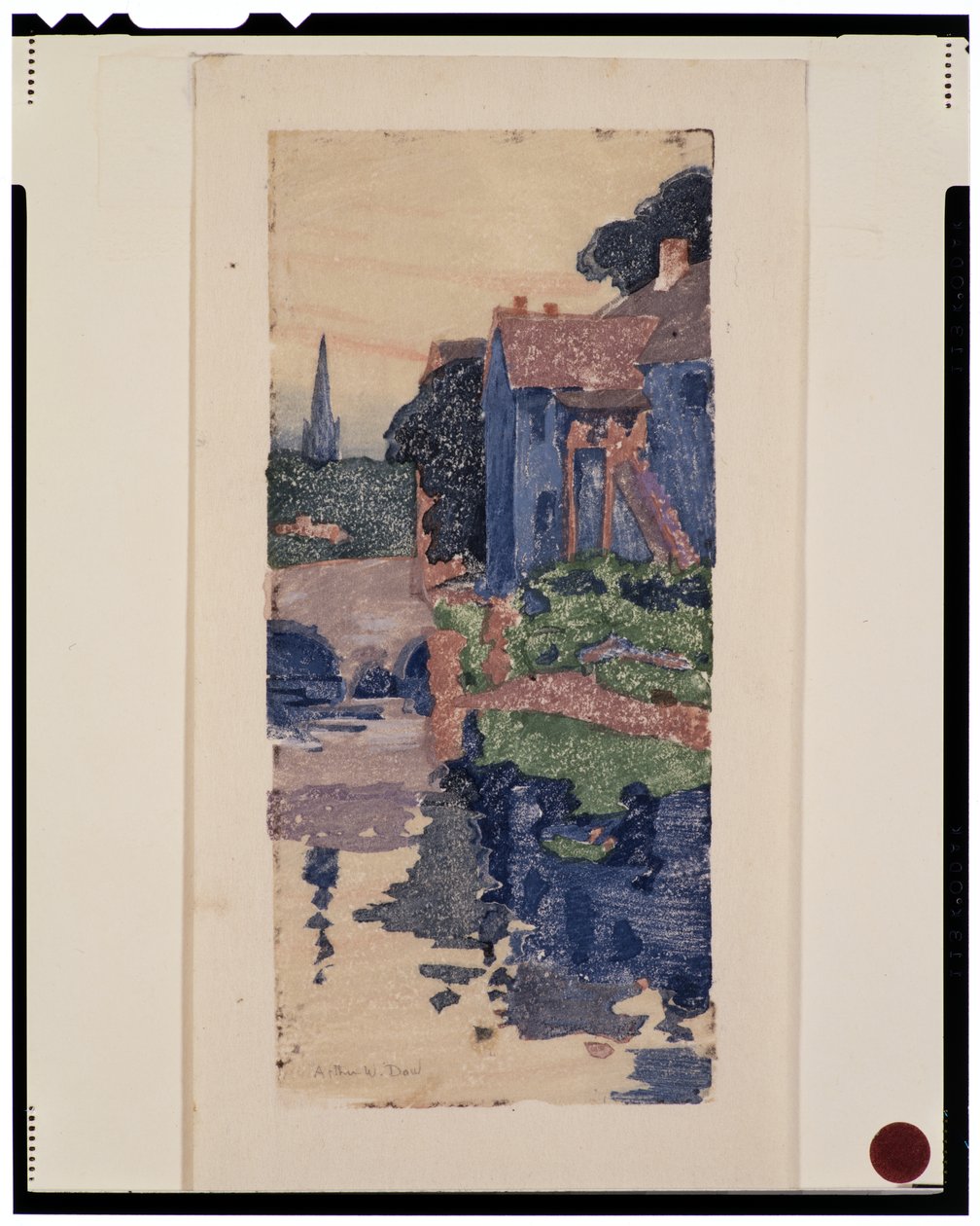 La casa azul de Arthur Wesley Dow
