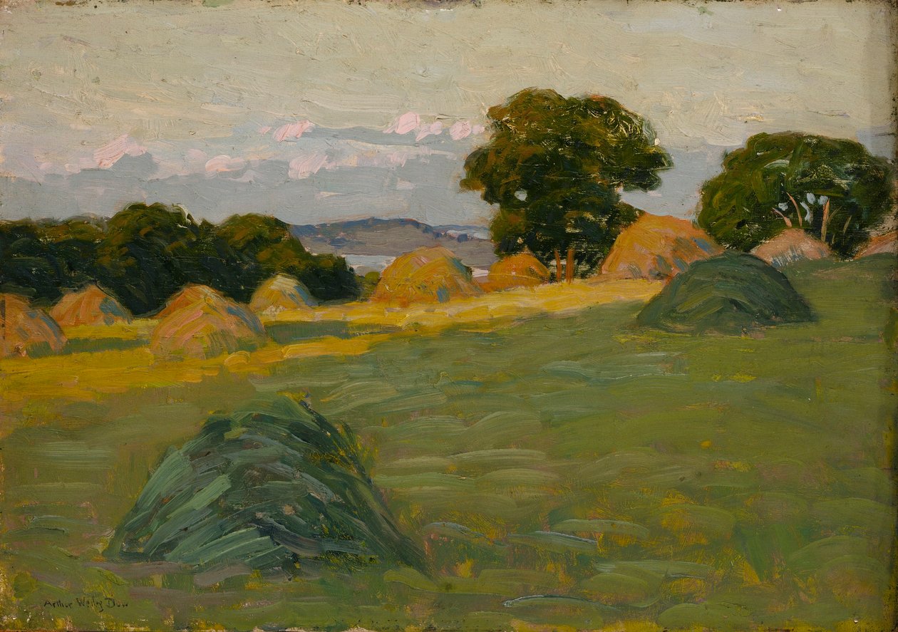 El campo de la colina de Arthur Wesley Dow