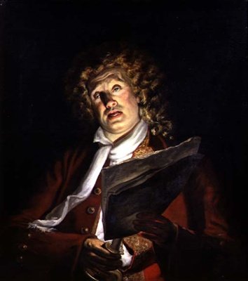 Retrato de un actor, Charles Dibdin (1745-1814), c.1810 de Arthur William Devis