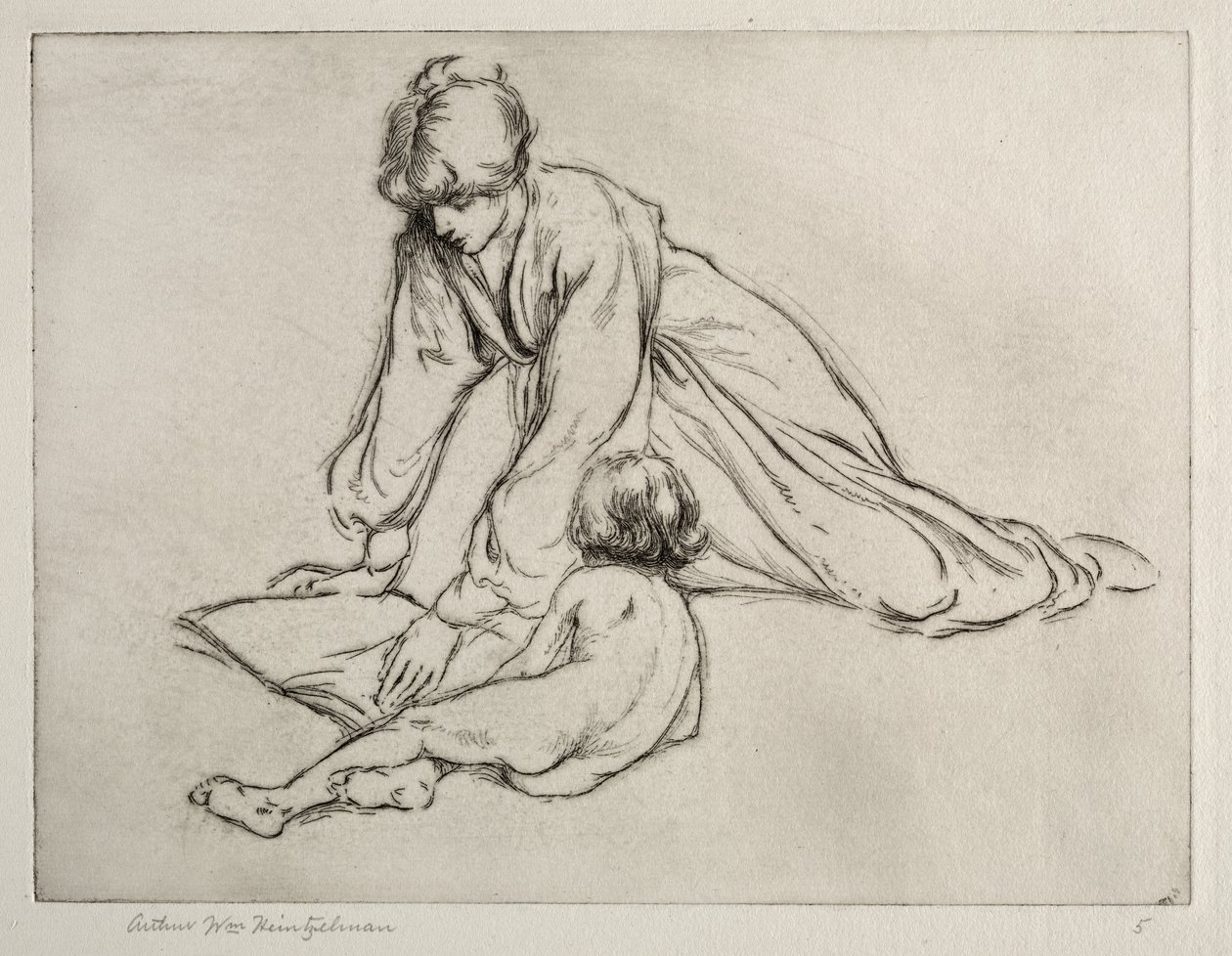 El baño de sol de Arthur William Heintzelman