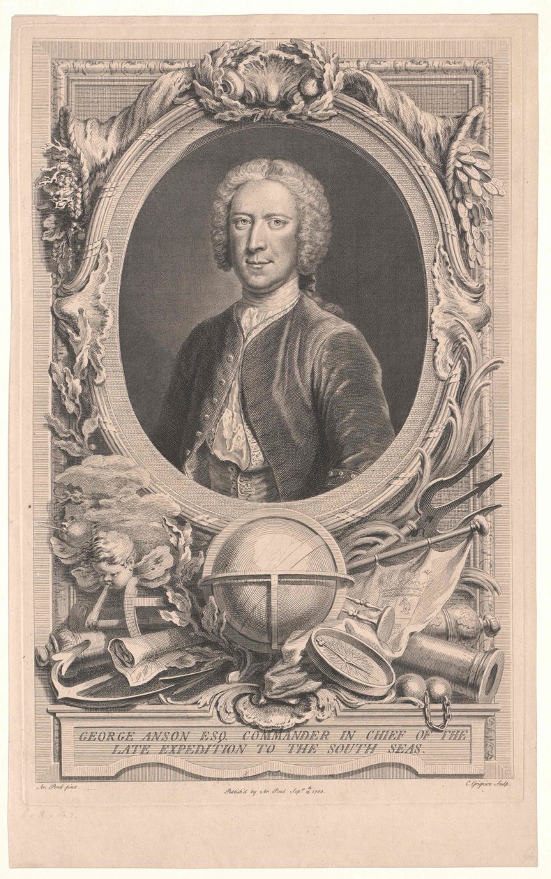 1er Barón Anson Anson de Artist Unknown