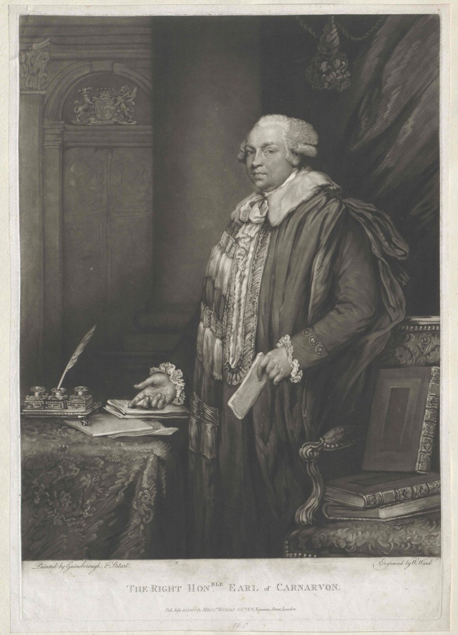 1er Conde de Carnavon Herbert de Artist Unknown