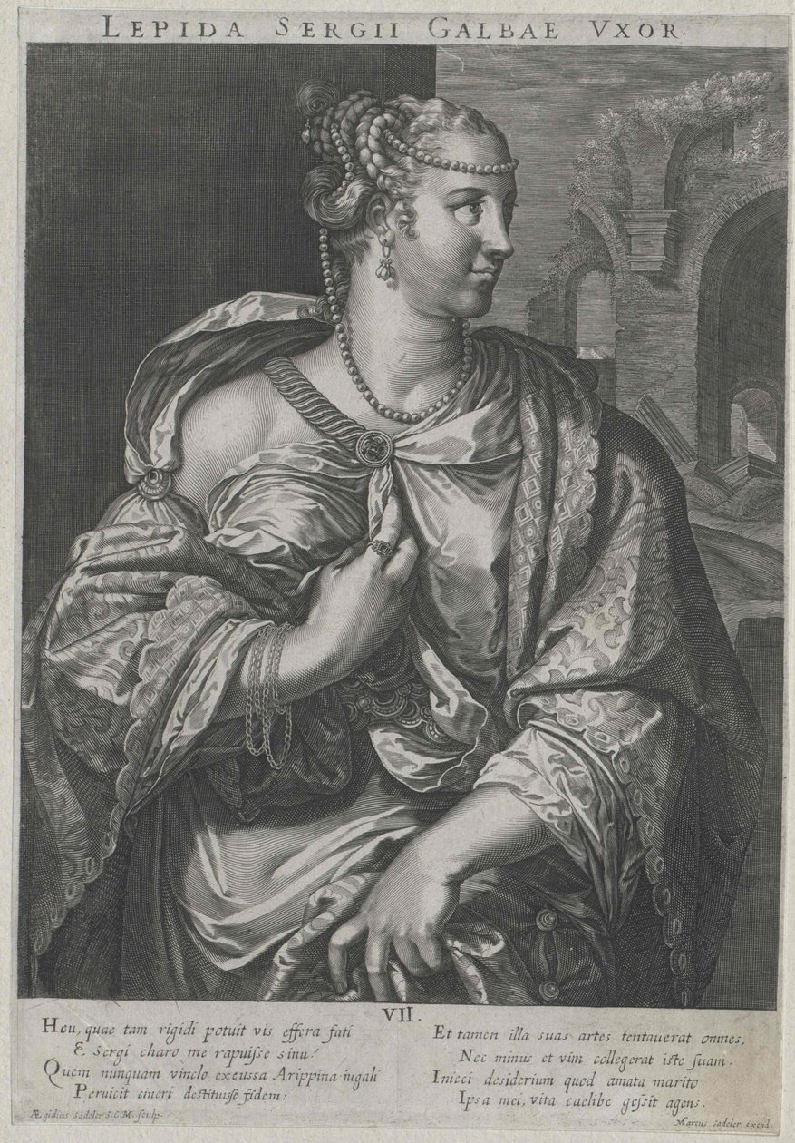 Siglo I d.C. Aemilia Lepida de Artist Unknown