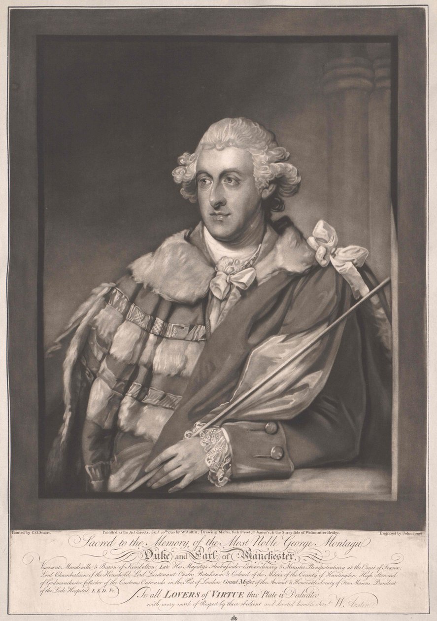 IV Duque y Conde de Manchester Montagu de Artist Unknown
