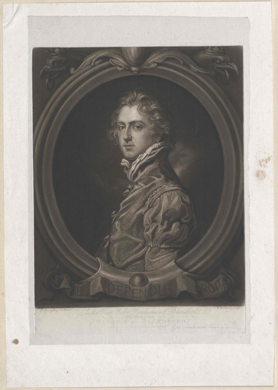 V Duque de Marlborough Spencer-Churchill de Artist Unknown