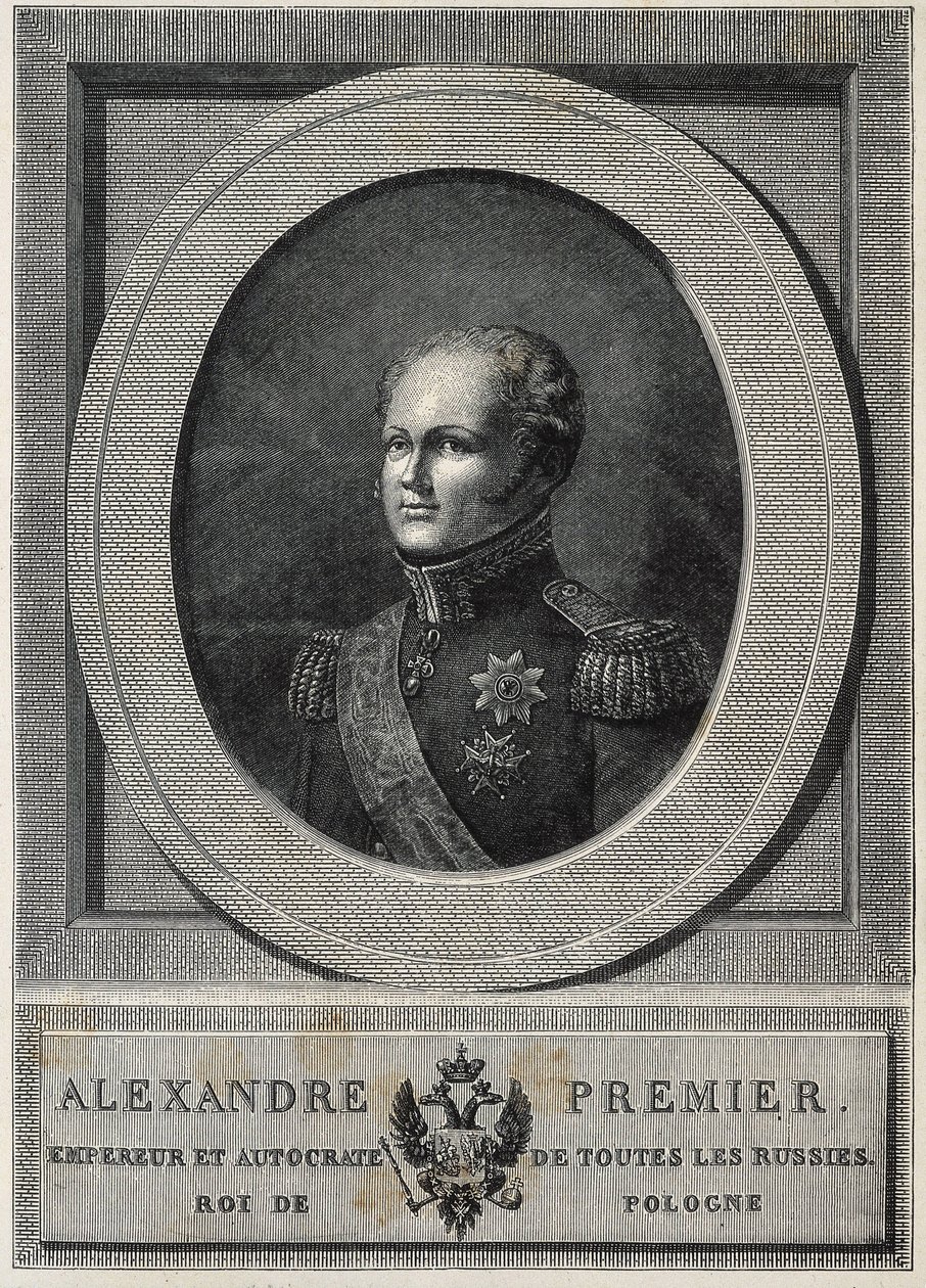 ALEJANDRO I de Rusia (1777-1825). Zar de Rusia (1801-1825). de Artist Unknown