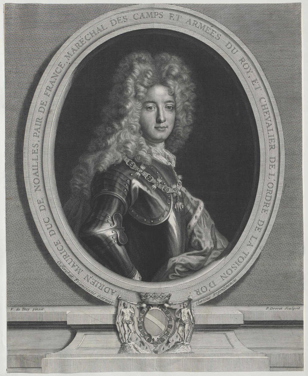 Adrien Maurice Conde de Ayan Duque de Noailles de Artist Unknown