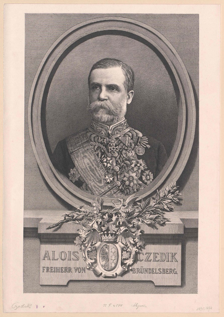 Aloysius Barón Czedik-Bruendelsberg (imprimir) de Artist Unknown